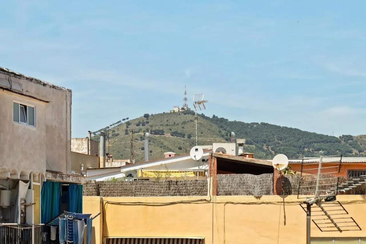 Vintage Blue House With Balcony Apartment L'Hospitalet de Llobregat Spain
